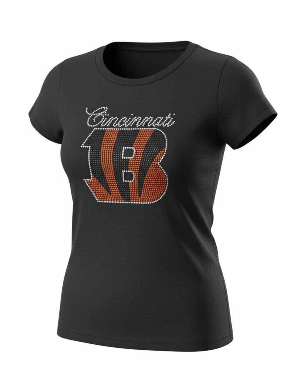 Cincinnati Bengals Rhinestone Graphic Tee - Size 3X